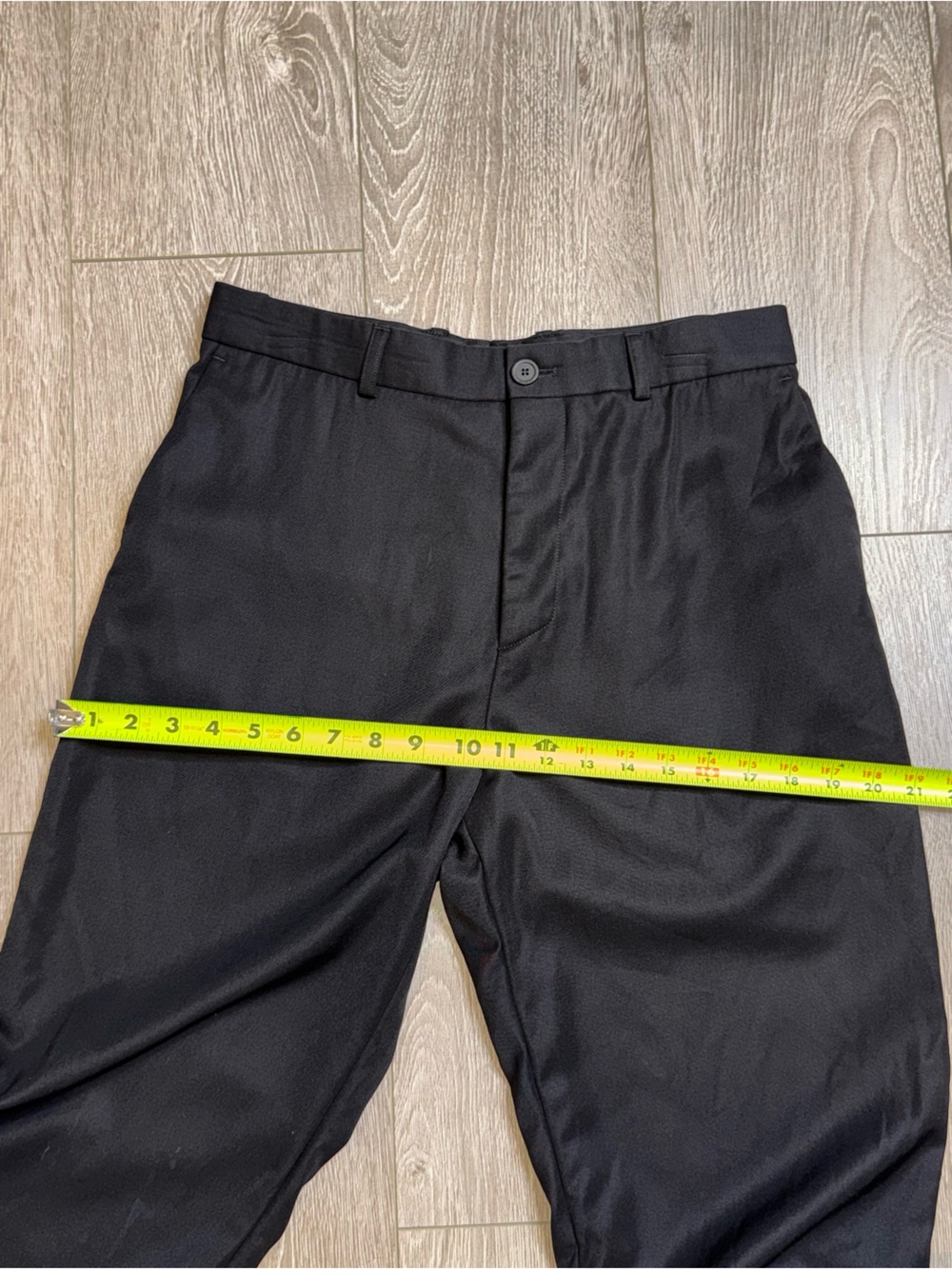 Balenciaga 100% Wool Size M Womens Wide-Leg Trousers Quiet Luxury Relaxed Fit - Picture 5 of 16